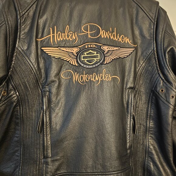Harley-Davidson Leather Women's Riding Jacket 1W - Picture 6 of 7